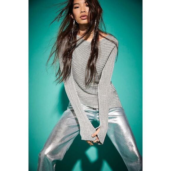 Free People Logan Sweater Size M - Picture 1 of 8